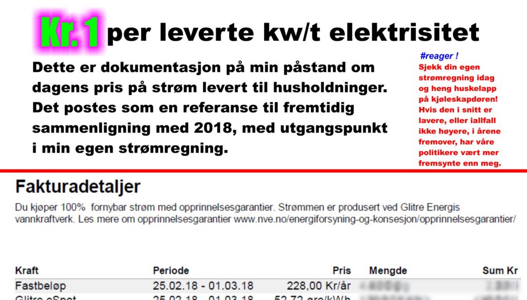 Blir det rimeligere å bruke strøm, slik du er lovet?